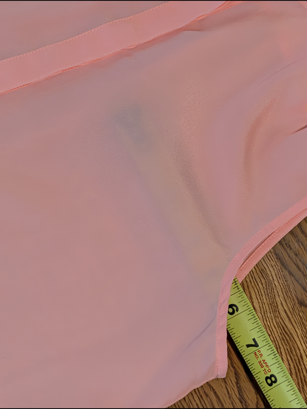 J Crew Peach Pink Ruffled Mock Neck Collar Sleeveless Shirt - Picture 12 of 13